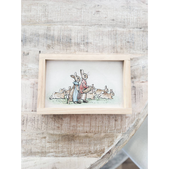 Peter Rabbit Inspired Wood Art