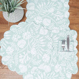 Coastal Seafoam Reef Table Runner