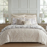 Alessio Comforter Set: Beige / Full/Queen