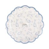 8" Bunny Toile Paper Plates