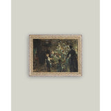 Gather Around the Tree Framed Antique Art 10x8