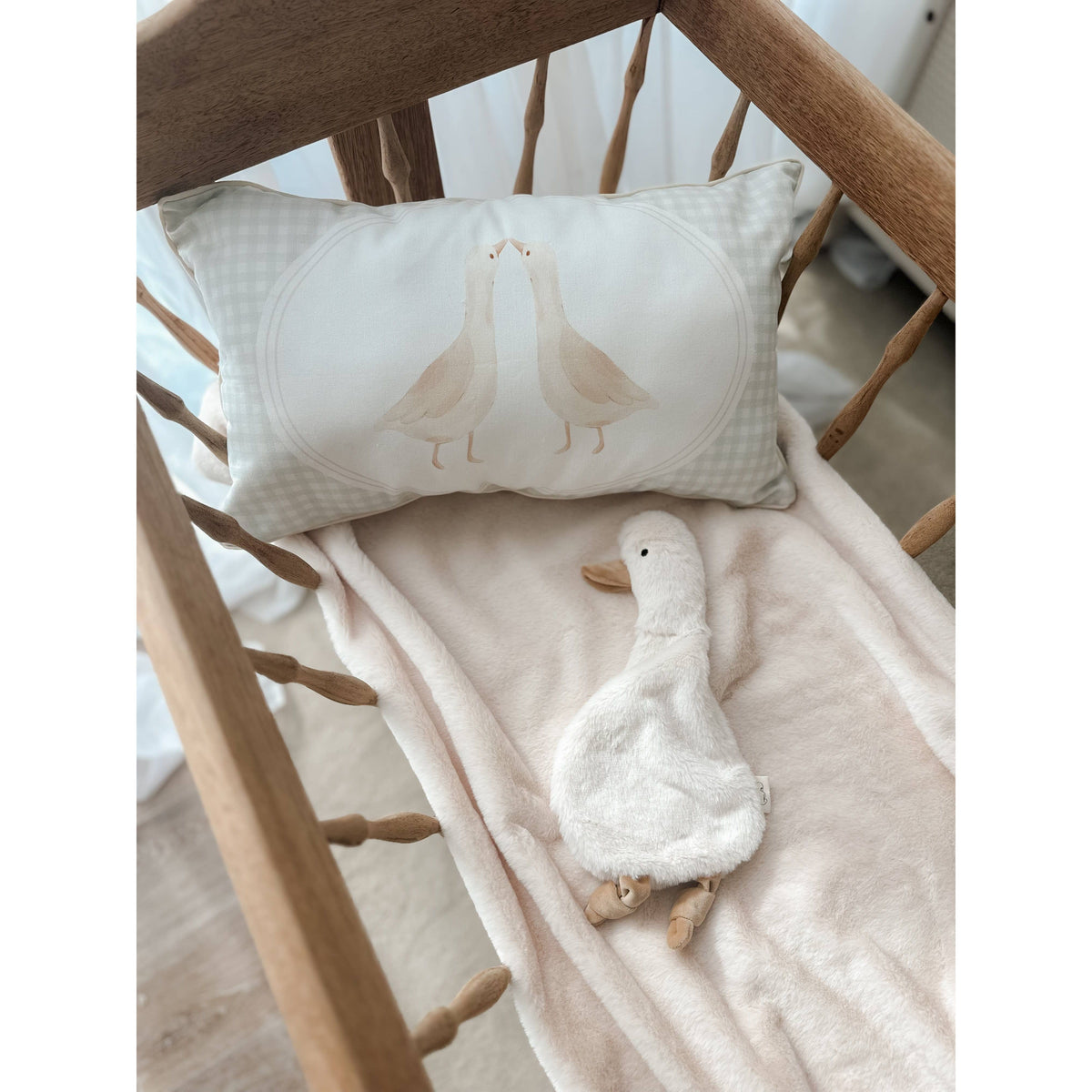 Goosey Gander Pillow – Texture + Tuft