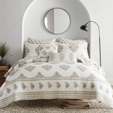 Kamira Quilt Set: Spa / Full/Queen