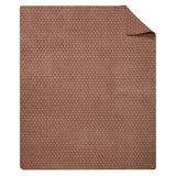Velvet Stitch Quilted Throw: Grey