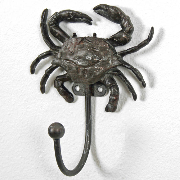 Bronze Crab Wall Hook