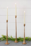 Copper Hand-Forged Candle Holders