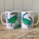 Handpainted Clawdia Crab Mug