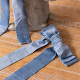 Blue Velvet Ribbon Bows