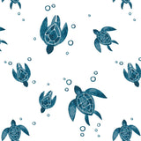 Sea Turtles Oh-So-Soft Muslin Fitted Crib Sheet