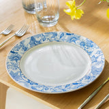 Jardin Bleu 10.75" Fine Porcelain Dinner Plate