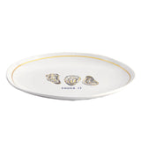 Melamine "Shuck It" Appetizer Plate