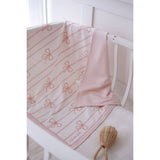 Pink Ribbon Organic Cotton Double-Sided Blanket