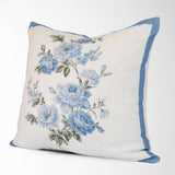 Scarlett Vintage Roses Throw Pillow 22" x 22"