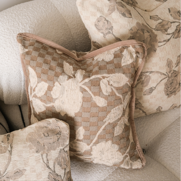 Chiara Tapestry Reversible Pillow: 22 x 22