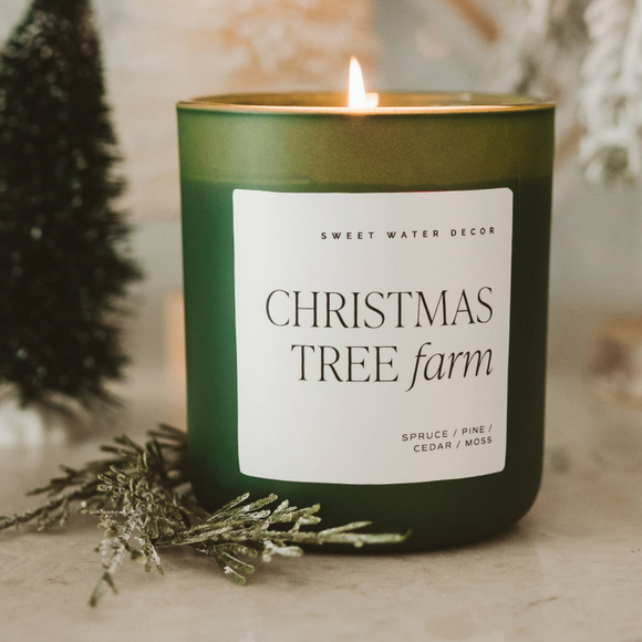 Christmas Tree Farm 15 oz Matte Soy Candle