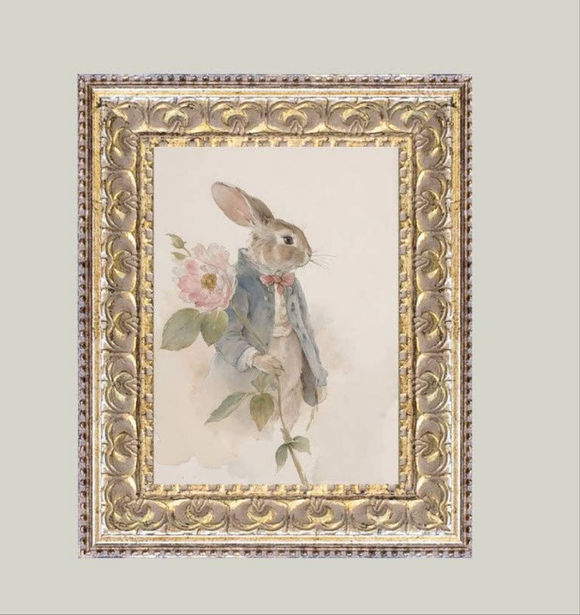 Watercolor Bunny: 5x7