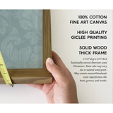 Peter Rabbit Vintage Border - Sweet Rabbit Canvas Art : 6x10" Mini Canvas Art with Wood Box Frame
