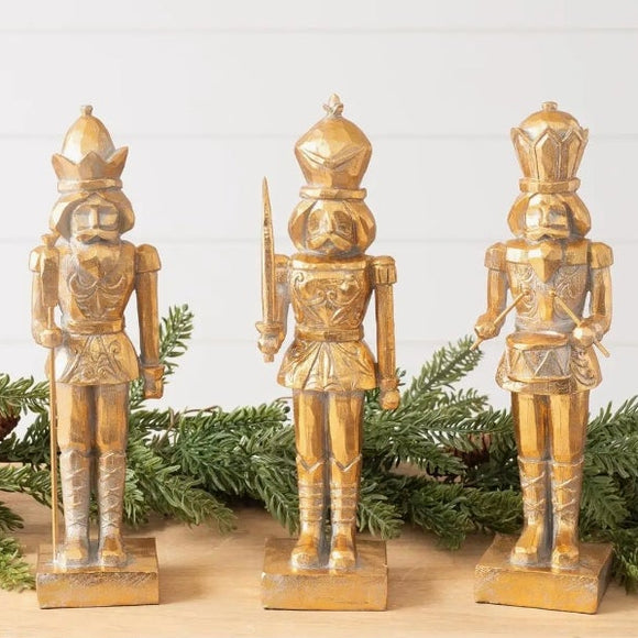 Gold Resin Nutcracker