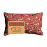 Dalida Terracota Throw Pillow 20" x 20"