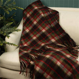 Balmoral Plaid Fringed Throw Blanket