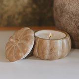 Pumpkin Spice Soy Candle - 8 oz Pumpkin Jar, Fall Gift