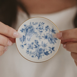 Spring Blue Delft Ceramic Trinket Tray