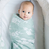 Vintage Floral Swaddle Blanket Set