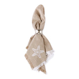 Starfish Embroidered Napkins (Set of 4)