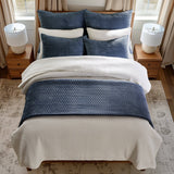 Velvet Stitch Quilt Set in Forrest