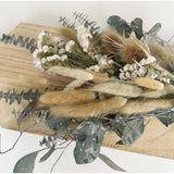 White-Washed Eucalyptus & Thistle Bouquet