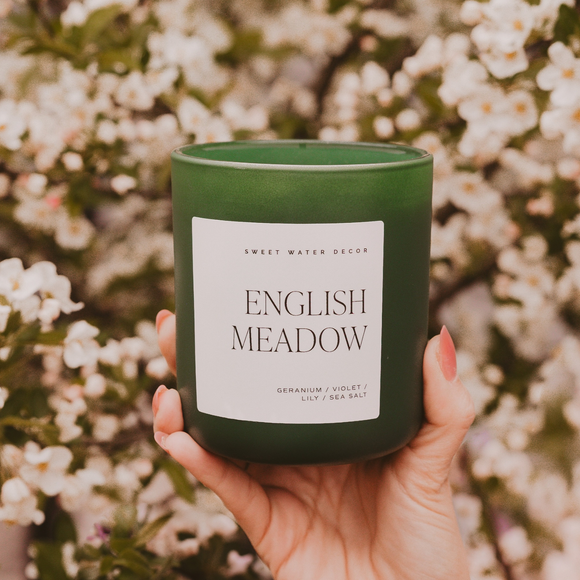 English Meadow 15 oz Soy Candle