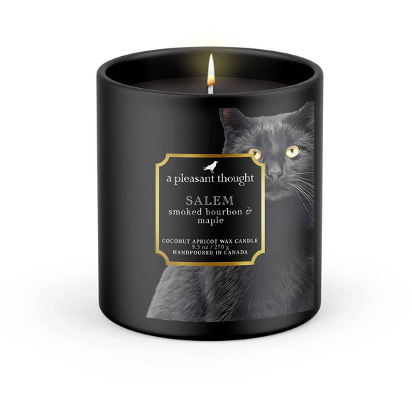 SALEM SMOKED BOURBON & MAPLE WOOD WICK CANDLE