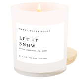 Let It Snow 11 oz Soy Candle