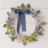 Blue Velvet Ribbon Bows