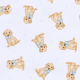 Sweet Golden Print Zip Footie