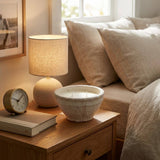 Ceramic Sea Salt and Lemon Bowl Candle