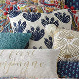 Nanette Crewel Pom Pillow