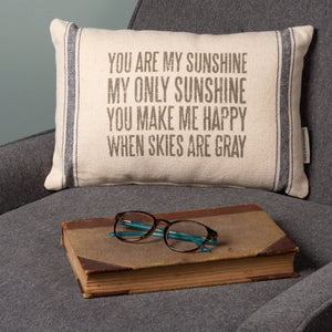 "You Are My Sunshine" Mini Throw Pillow
