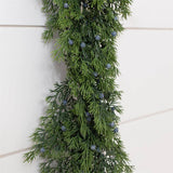 Blue Juniper Berries Garland