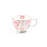 Christmas Pink Bow 14oz Fine Porcelain Latte Mug