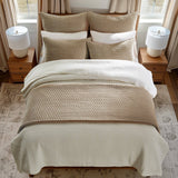 Velvet Stitch Quilt Set in Forrest