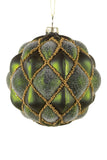 Hanging Forest Green Ballooning Bauble Ornament
