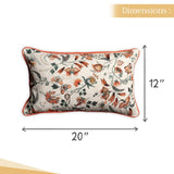 Dalida Lumbar Throw Pillow 20" x 12"