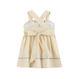Buttercream Yellow Whale Smocked Dress
