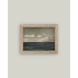 Ocean View Framed Antique Art: 10x8