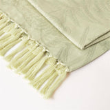 Rabbit And Fern Jacquard Throw Blanket