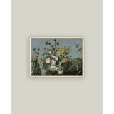 Blue Still Life with Flowers Artwork