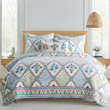 Zoey Reversible Quilt Set in Queen