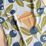 Blanket Blueberry Bear Bee Organic Cotton Baby Blanket