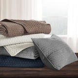 Velvet Stitch Quilt Set in Forrest